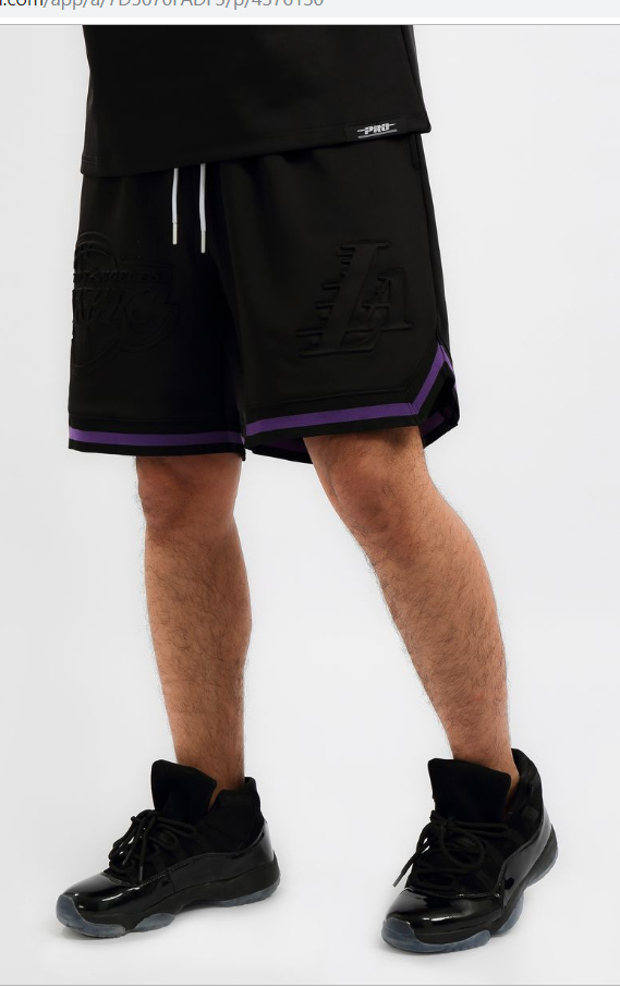 lakers replica shorts